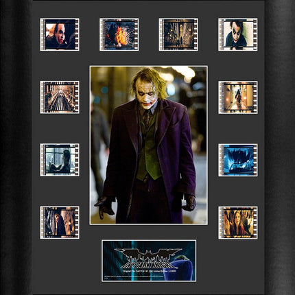 Batman: The Dark Knight The Joker Limited Edition Mini Montage Framed FilmCells Presentation