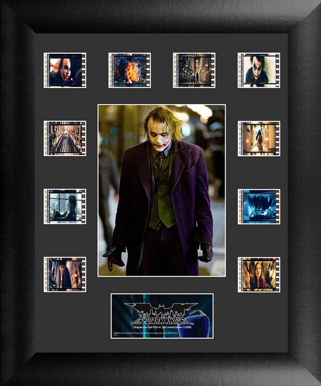 Batman: The Dark Knight The Joker Limited Edition Mini Montage Framed FilmCells Presentation