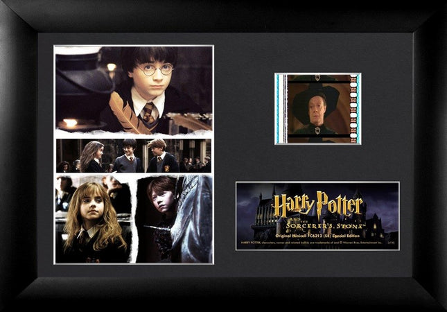 Harry Potter and the Sorcerers Stone S8 Minicell FilmCells Framed Desktop Presentation