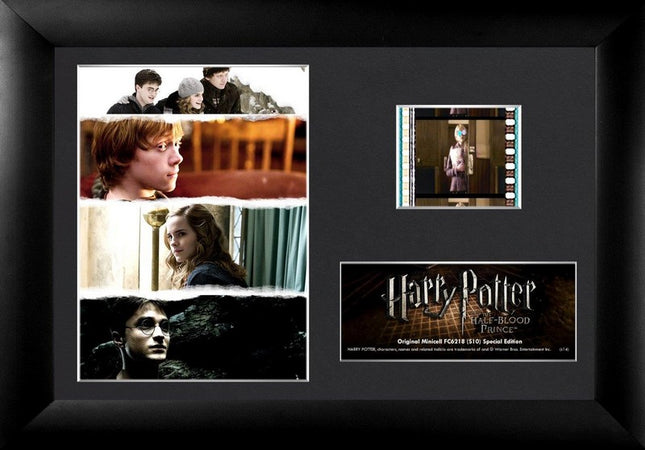 Harry Potter and the Half-Blood Prince Character Collage Minicell FilmCells Framed Desktop Presentation