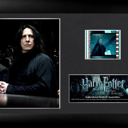 Harry Potter and the Deathly Hallows Snape Minicell FilmCells Framed Desktop Presentation