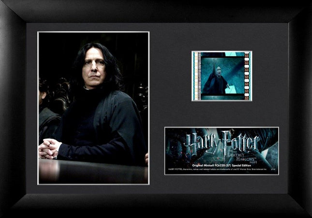 Harry Potter and the Deathly Hallows Snape Minicell FilmCells Framed Desktop Presentation