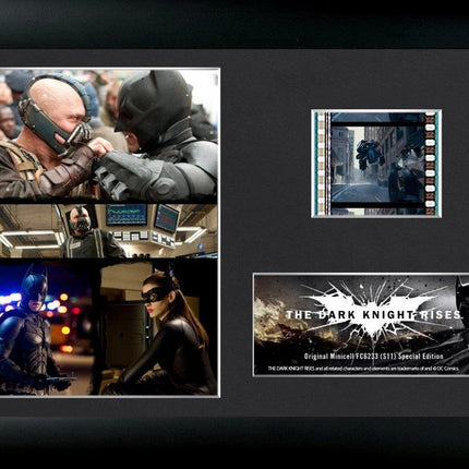 Batman: The Dark Knight Rises Character Collage Minicell FilmCells Framed Desktop Presentation