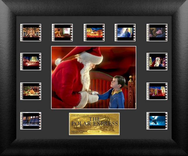 The Polar Express S1 Limited Edition Mini Montage Framed FilmCells Presentation
