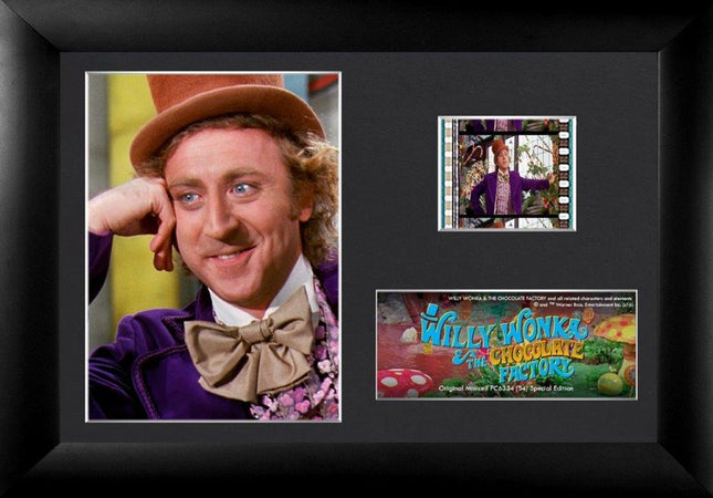 Willy Wonka and the Chocolate Factory S4 Minicell FilmCells Framed Desktop Presentation