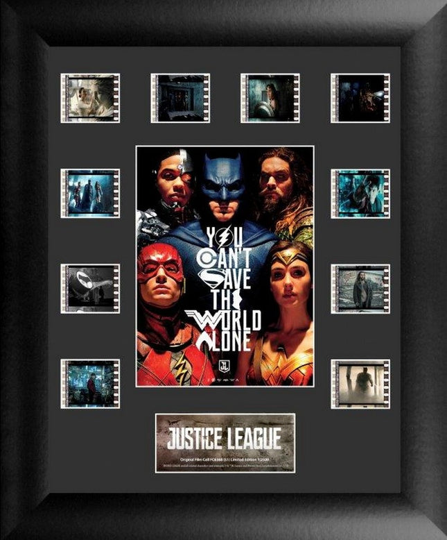 Justice League Save the World S1 Limited Edition Mini Montage Framed FilmCells Presentation