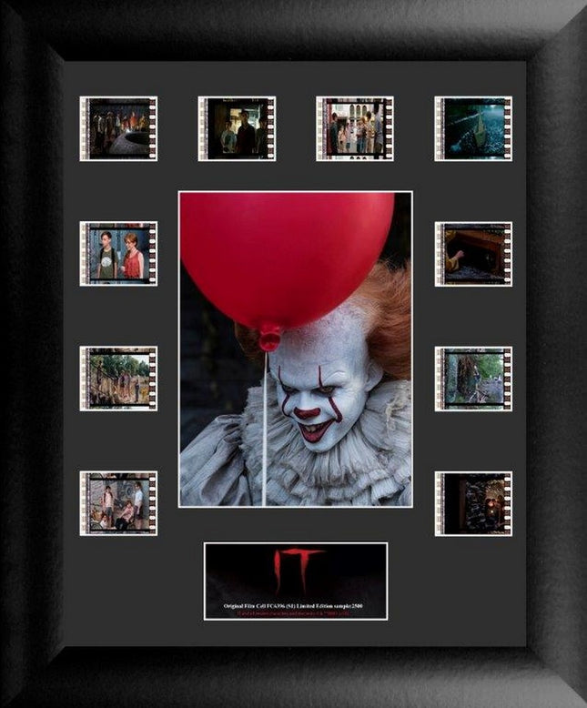 It Pennywise and Balloon Limited Edition Mini Montage Framed FilmCells Presentation
