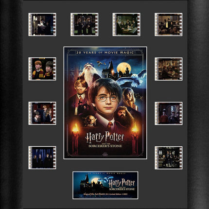 Harry Potter and the Sorcerers Stone 20th Anniversary S1 Limited Edition Mini Montage Framed FilmCells Presentation