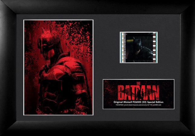 The Batman Red Rain Minicell FilmCells Framed Desktop Presentation