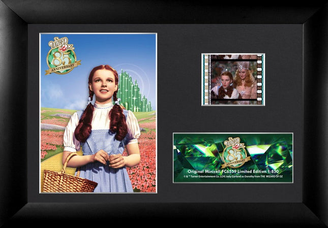 The Wizard of Oz 85th Anniversary Dorothy Minicell FilmCells Framed Desktop Presentation