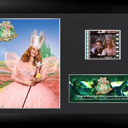 The Wizard of Oz 85th Anniversary Glinda the Good Witch Minicell FilmCells Framed Desktop Presentation
