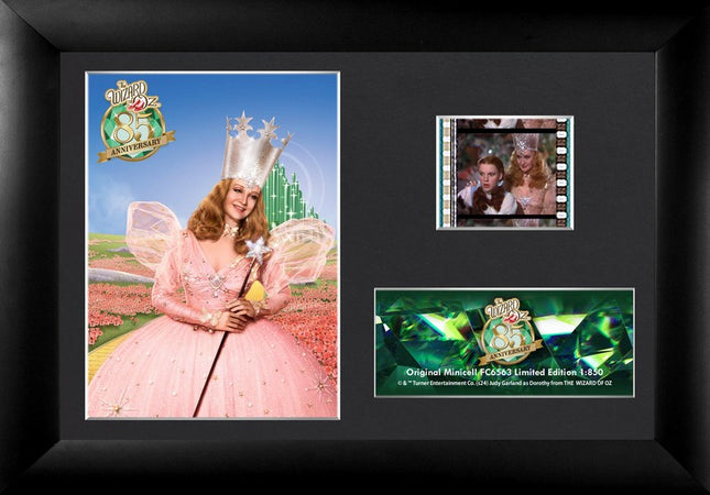 The Wizard of Oz 85th Anniversary Glinda the Good Witch Minicell FilmCells Framed Desktop Presentation
