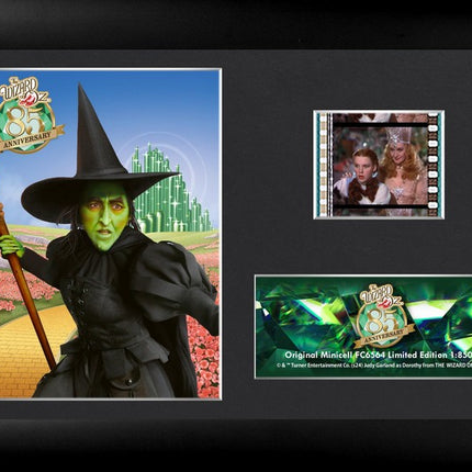 The Wizard of Oz 85th Anniversary The Wicked Witch of the West Minicell FilmCells Framed Desktop Presentation