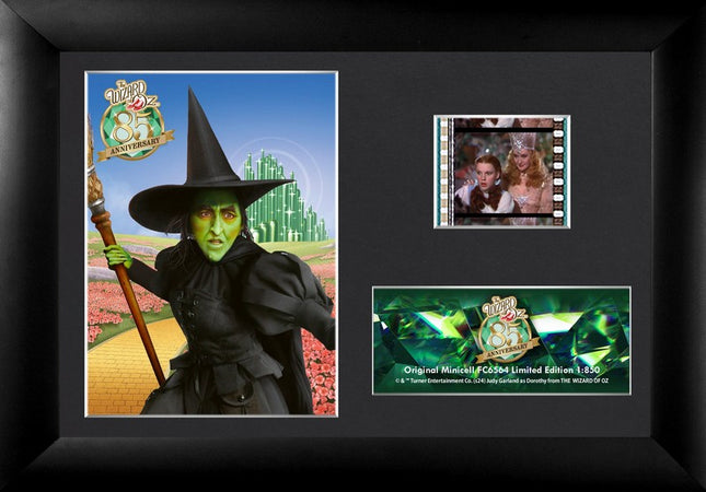 The Wizard of Oz 85th Anniversary The Wicked Witch of the West Minicell FilmCells Framed Desktop Presentation