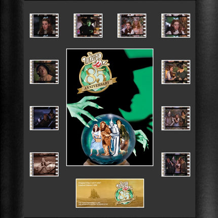 The Wizard of Oz 85th Anniversary Wicked Witch of the West FilmCells Presentation Mini Montage Framed Art
