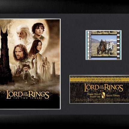 Lord of the Rings: The Two Towers 20th Anniversary Minicell FilmCells Framed Desktop Presentation
