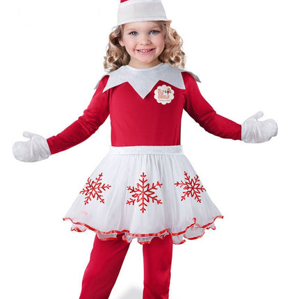 Girls Elf on the Shelf Costume