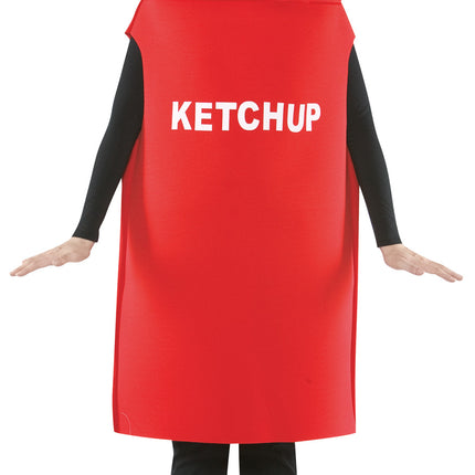 Adult Ketchup Costume - Lightweight
