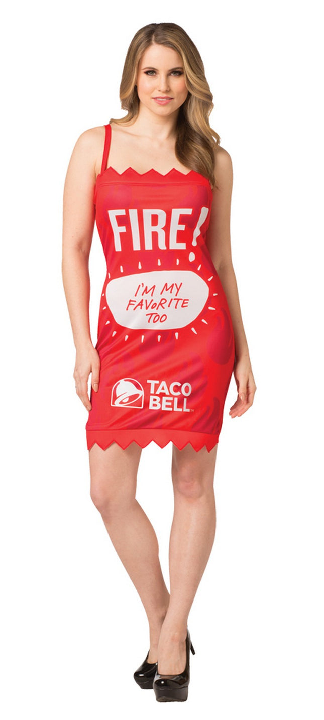 Taco Bell Hot Sauce Packet Dress - Fire