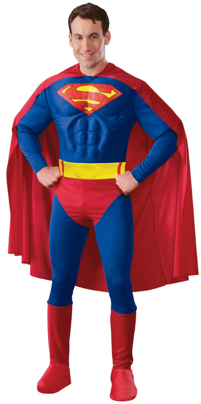Adult Deluxe Superman Muscle Chest Costume