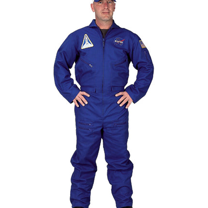Adult Flight Suit Costume with Embroidered Cap