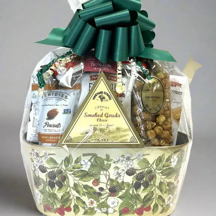 Large Berry Themed Gourmet Snack Gift Tin