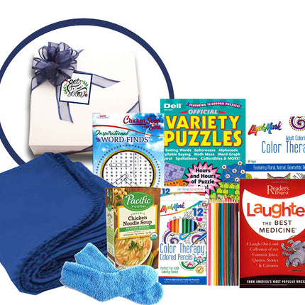 Deluxe Laughter is The Best Medicine Get Well Soon Basket