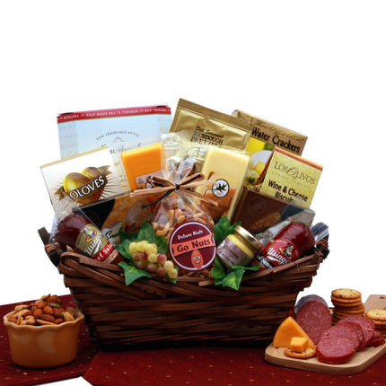 Gourmet Delights Gift Basket