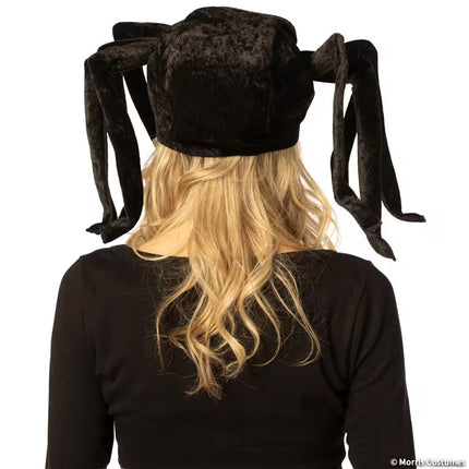 Adult 3D Black Spider Costume Hat Costume