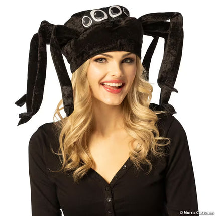 Adult 3D Black Spider Costume Hat Costume