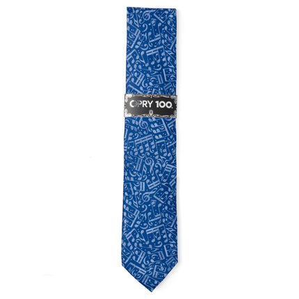 Grand Ole Opry Musical Blue Men's Tie