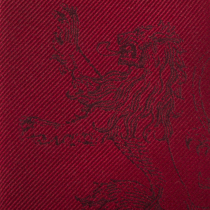 Game of Thrones Lannister Lion Red Men's Tie