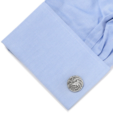 Game of Thrones Targaryen Three Headed Dragon Sigil Cufflinks