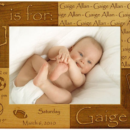 Personalized Baby Sports Frame