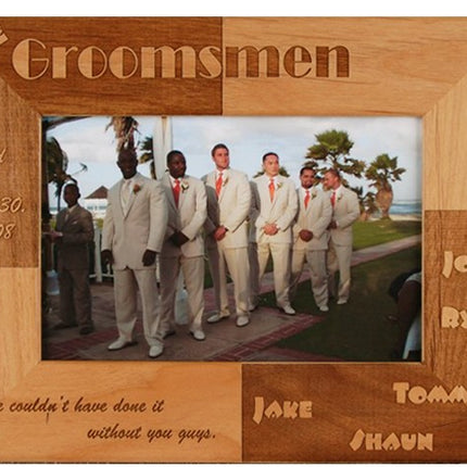 Personalized Groomsmen Frame