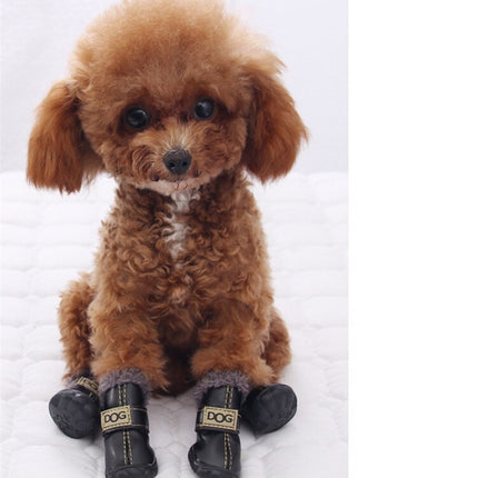 Dog Australia Waterproof Fleece-Lined Warm Dog Snow Boots