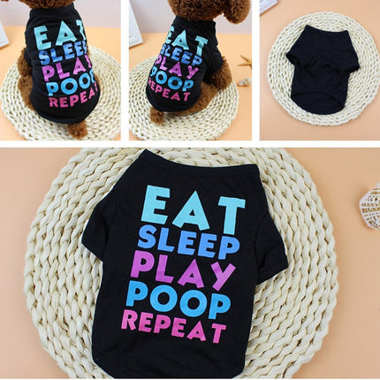 Eat Sleep Play Poop Repeat Pet T-Shirt