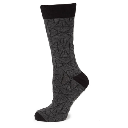 Harry Potter Deathly Hallows Gray Necktie Gift Set