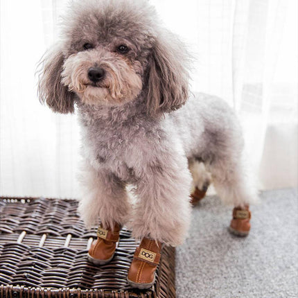 Dog Australia Waterproof Fleece-Lined Warm Dog Snow Boots