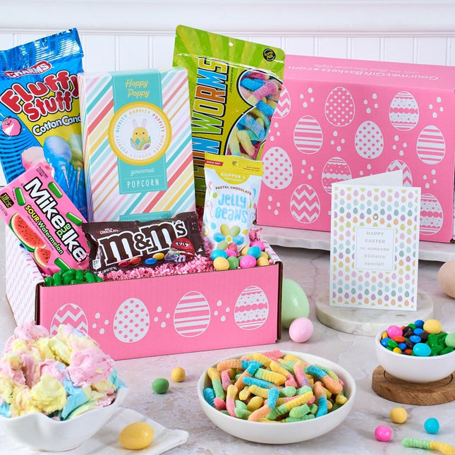 Happy Easter Candy Care Package Pink