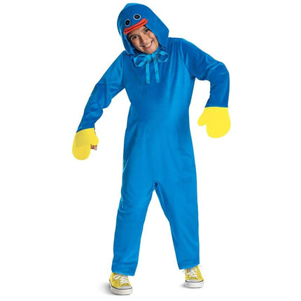 Kids Classic Poppy Playtime Huggy Wuggy Hooded Jumpsuit Costume
