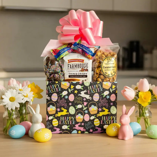 Easter Gift Basket for Adults - Premium Gourmet Snacks & Treats Box