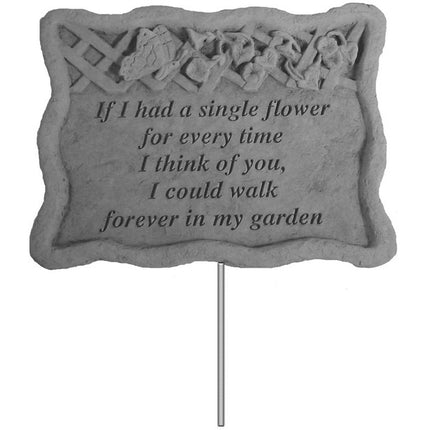 If I had a flower Decorative Stone