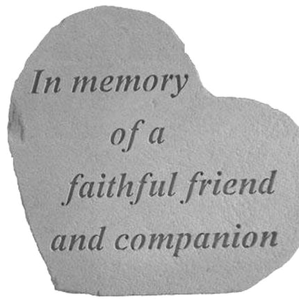 Small Heart In memory of Memorial Stone