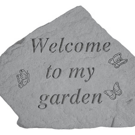 Welcome to my garden Decorative Stone