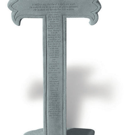 Engraved Cross 23rd Psalm