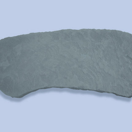 Small Curved Plain Bench