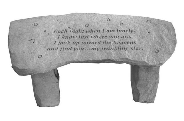 Each night when I am lonely Small Bench