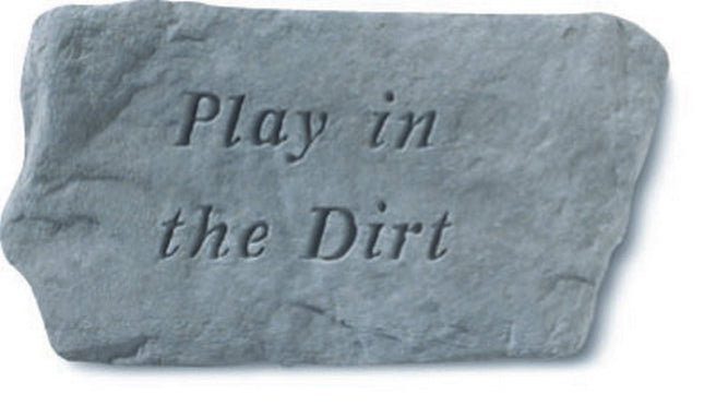 Play in the dirt decorative Garden Stone