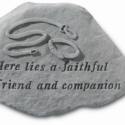 Here Lies A Faithful Friend Pet Memorial